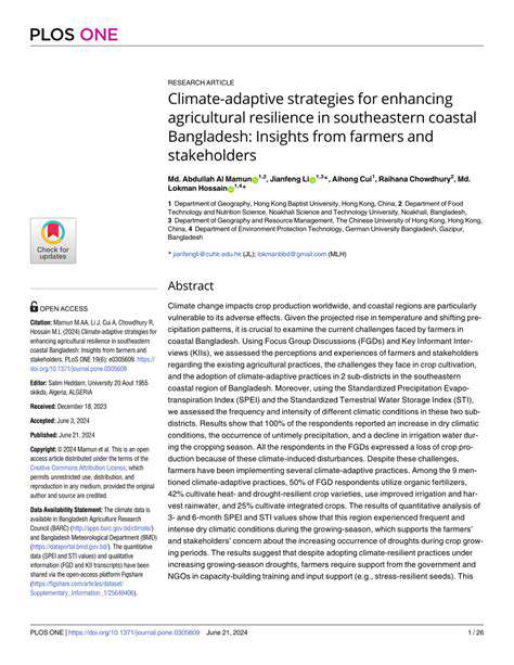 AdaptiveAgriculturalStrategiesforResilience